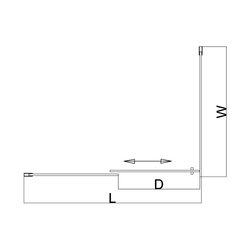 KABINA PRYSZNICOWA PROSTOKĄTNA KZ202C ZŁOTA 120x90 CM KZ202C-GL-120X90