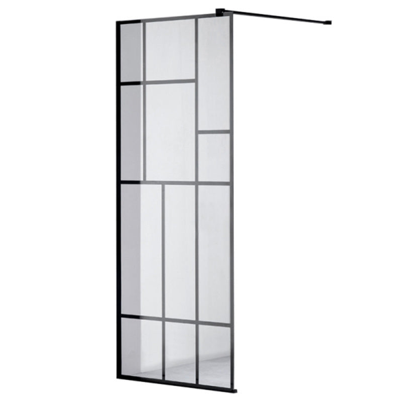 ŚCIANKA PRYSZNICOWA SH05B CZARNA 80 CM 8 MM SH05B-BL-80