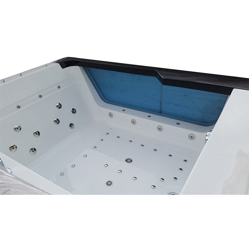 WANNA Z HYDROMASAŻEM TUGELA 913 CZARNA 170x130 CM TUGELA-913-BL