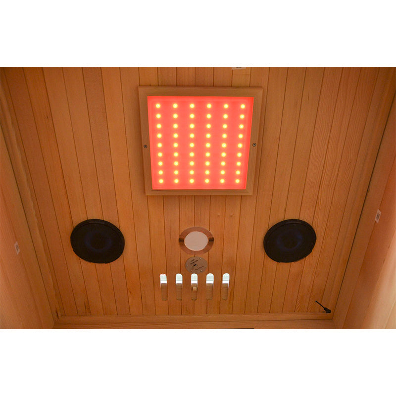 SAUNA SUCHA INFRARED NISKOTEMPERATUROWA LAHTI2 2-3 OSOBOWA 120x120 CM LAHTI2
