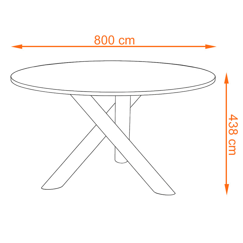 STOLIK KAWOWY NEXO OKRĄGŁY SREBRNY BIAŁY MARMUR 80 CM NEXO-CH-WH
