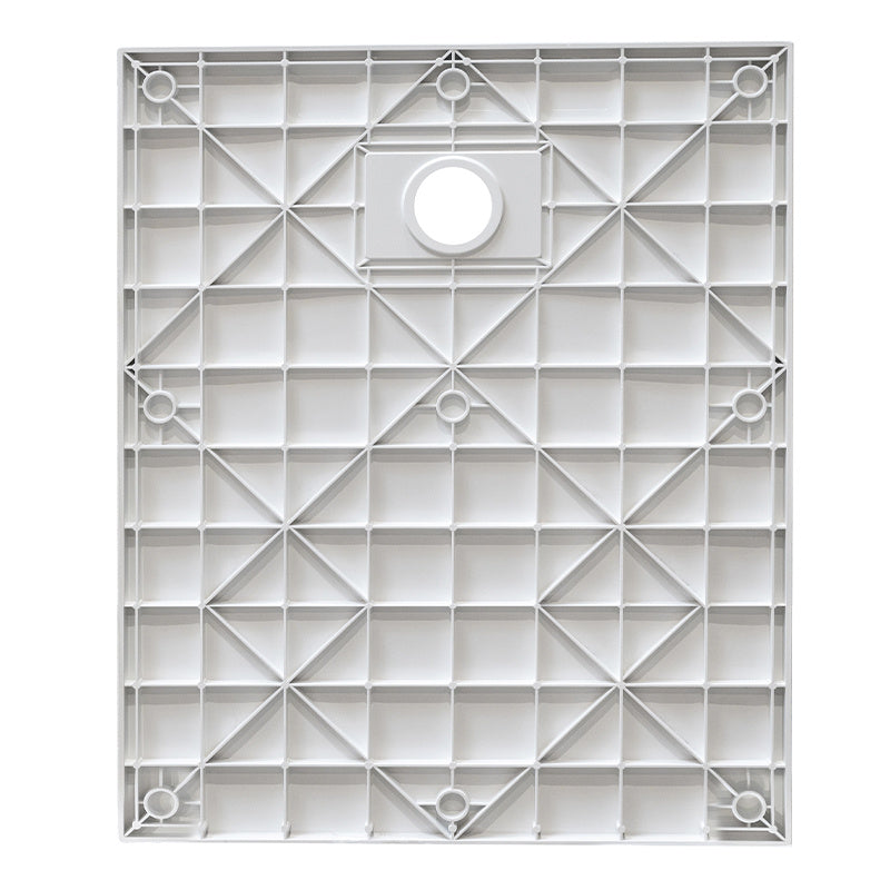 KABINA PRYSZNICOWA KWADRATOWA Z BRODZIKIEM BL30B/RIKO CZARNA/BIAŁY 90x90 CM