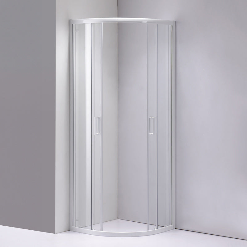 KABINA PRYSZNICOWA PÓŁOKRĄGŁA KZ94A BIAŁA 80x80 CM KZ94A-WH-80