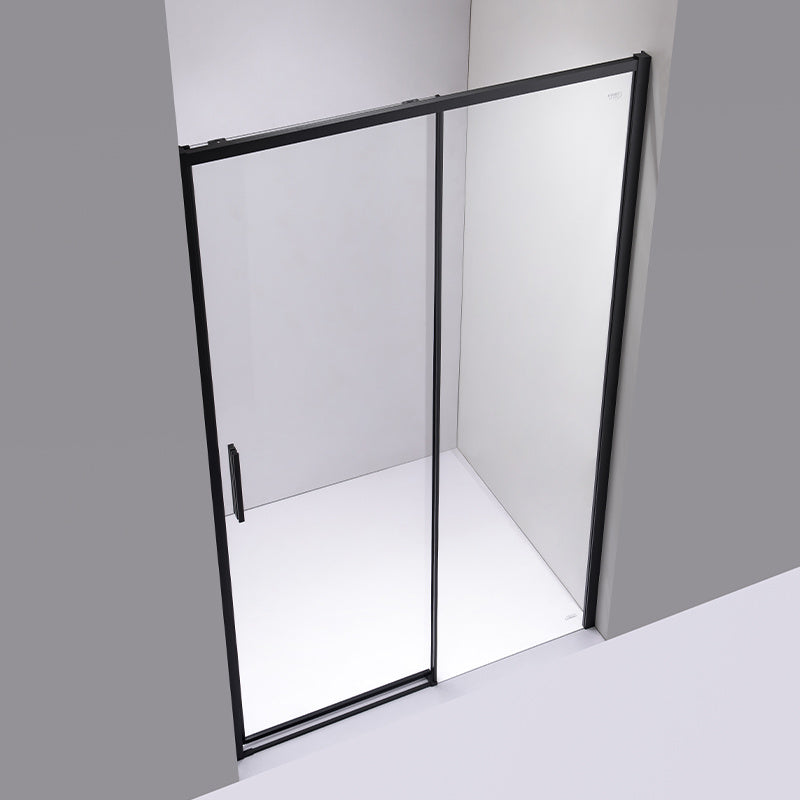 DRZWI PRYSZNICOWE SUPER SLIM NOVA CZARNE 100 CM 6 MM NOVA-BL-100