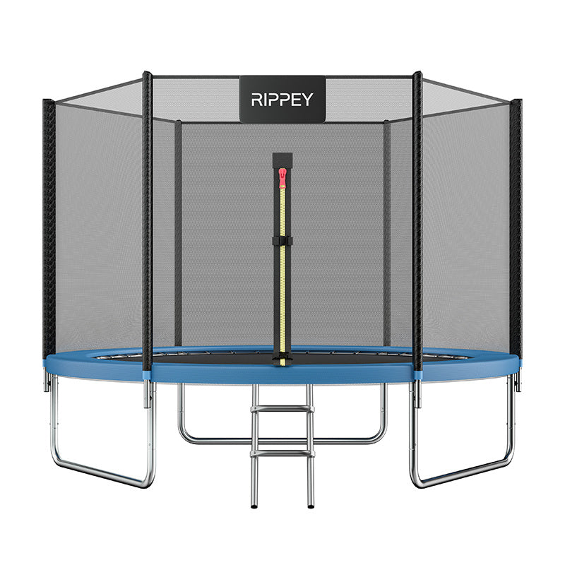 TRAMPOLINA OGRODOWA DLA DZIECI ZUMA 8FT CZARNO/NIEBIESKA 244 CM 8FT-ZUMA-244