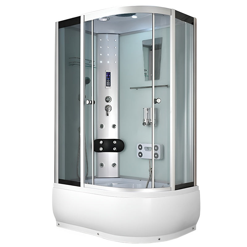 KABINA PRYSZNICOWA Z HYDROMASAŻEM WSH7106LW LEWA 120X80 WSH7106LW-WH-120X80