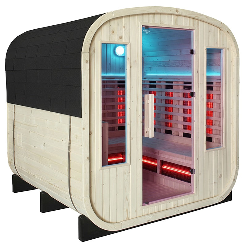 SAUNA OGRODOWA KOMBO FIŃSKA - INFRARED BECZKA VANTA VANTA