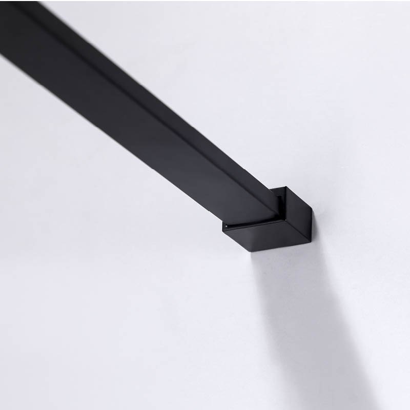 ŚCIANKA PRYSZNICOWA SH05B CZARNA 80 CM 8 MM SH05B-BL-80