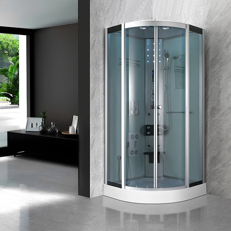 KABINA PRYSZNICOWA Z HYDROMASAŻEM WSH7120W BIAŁA 90x90 CM WSH7120W-90