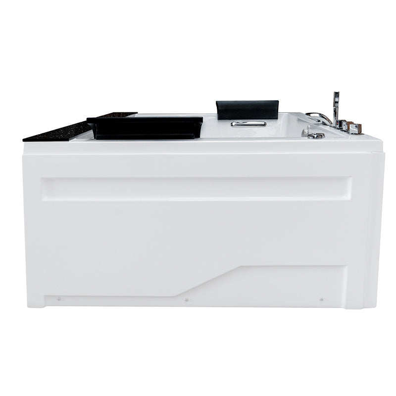 WANNA Z HYDROMASAŻEM KALAMBO 914 Z OBUDOWĄ CZARNA 190x150 CM KALAMBO-914-BL+OBUD