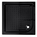 BRODZIK PRYSZNICOWY KWADRATOWY WYSOKI SXL02B CZARNY 90x90 CM SXL02B-BL-90