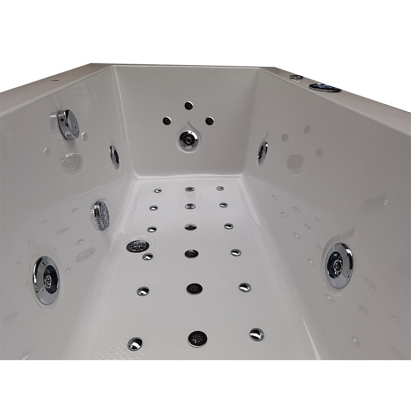 WANNA Z HYDROMASAŻEM RAMONA 640 BIAŁA 180x90 CM RAMONA-640-180X90