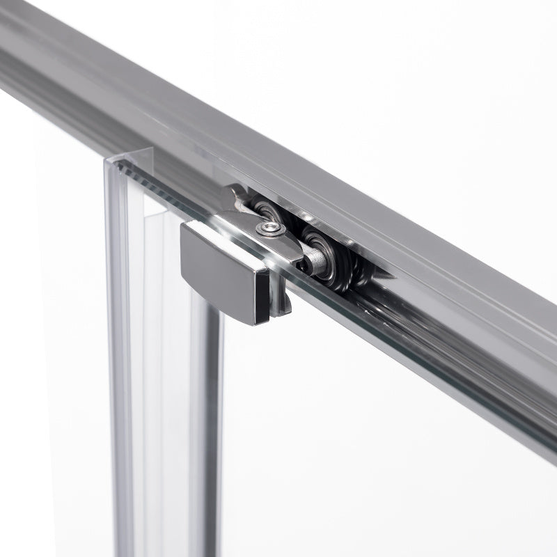 KABINA PRYSZNICOWA PROSTOKĄTNA SUPER SLIM NOVA CHROM 100x80 CM 6 MM NOVA-CH-100X80