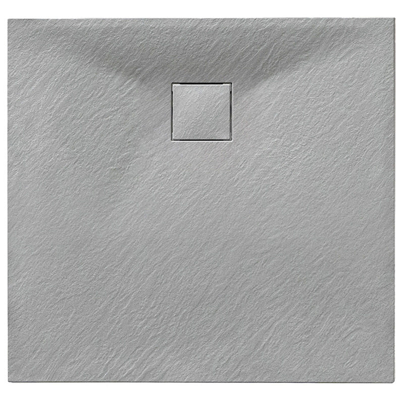 KABINA PRYSZNICOWA KWADRATOWA Z BRODZIKIEM BL30B/RIKO CZARNA/SZARY 90x90 CM