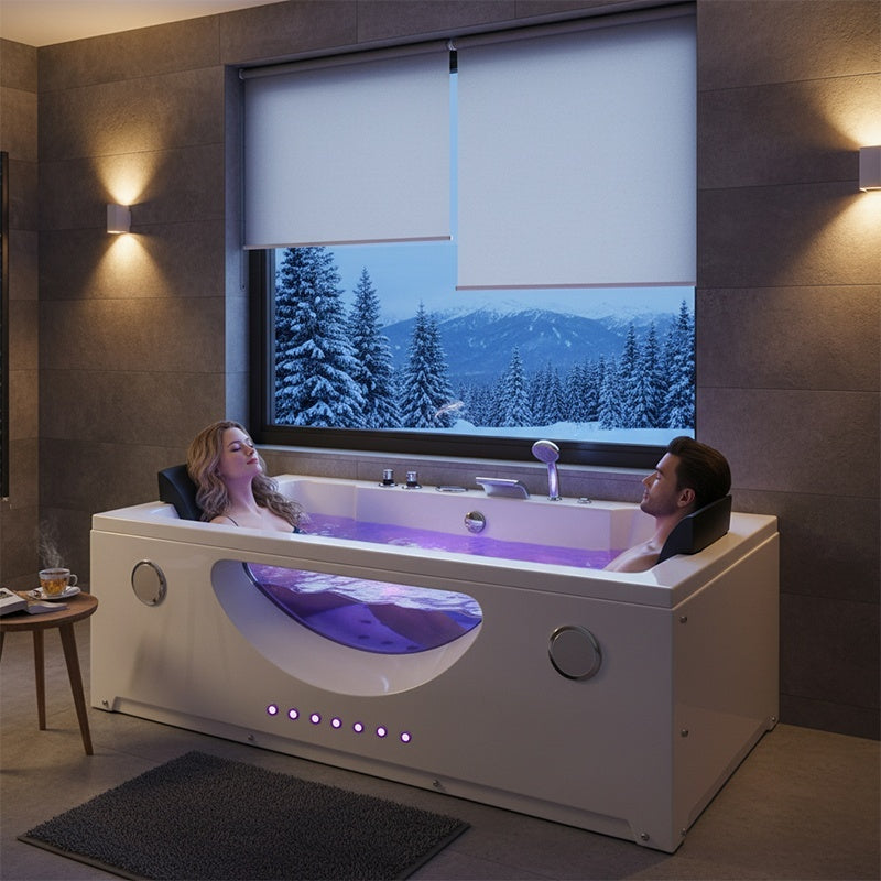 WANNA Z HYDROMASAŻEM LEVANTE 659H BIAŁA 180x90 CM LEVANTE-659H-180X90
