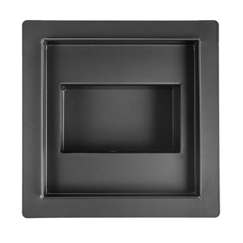ODPŁYW LINIOWY KWADRATOWY DL06 CIRCLE G7 CZARNY 15x15 CM DL06-CIRCLE-G7-BL15