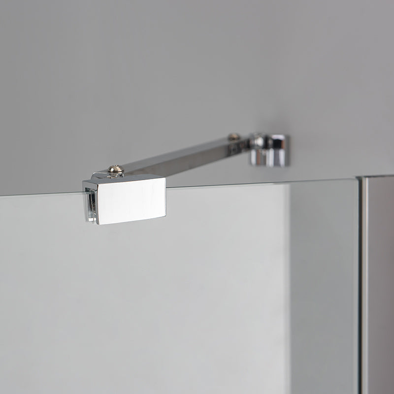 KABINA PRYSZNICOWA PÓŁOKRĄGŁA KZ92B CHROM 90x90 CM KZ92B-90