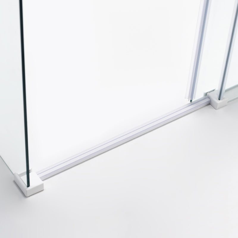 KABINA PRYSZNICOWA PROSTOKĄTNA KZ202C BIAŁA 120x90 CM KZ202C-WH-120X90