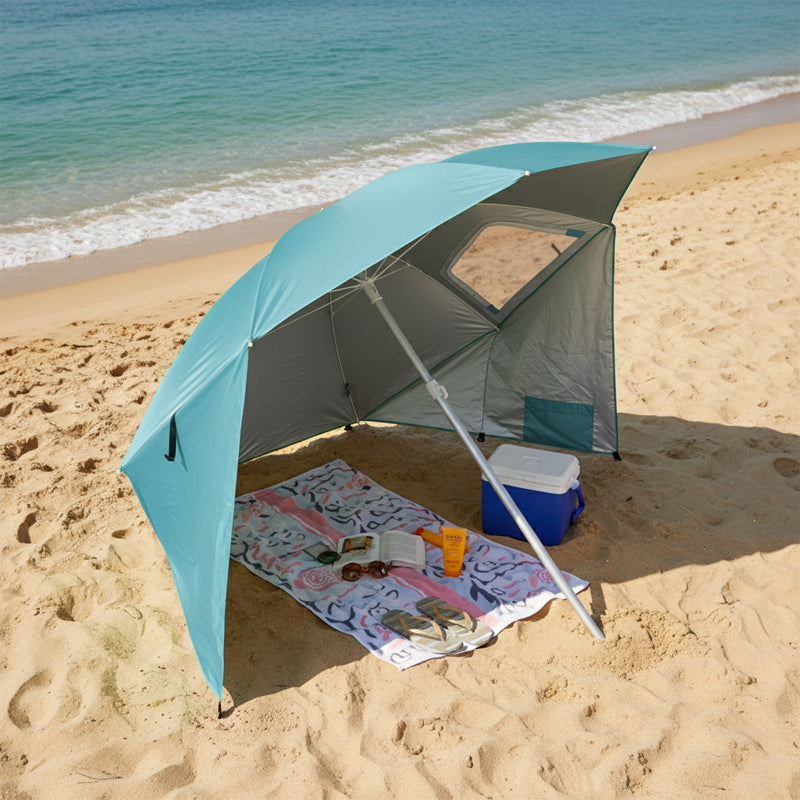 PARASOL PLAŻOWY OGRODOWY BALKONOWY TRITON 1A NIEBIESKI 180 CM TRITON-1A-BLUE