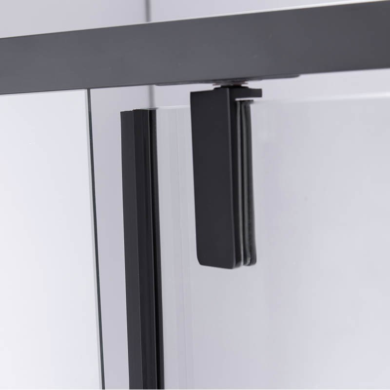 KABINA PRYSZNICOWA PROSTOKĄTNA BS16A CZARNA 100x90 CM BS16A-100X90