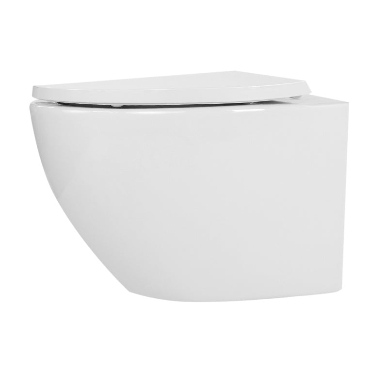 MISKA WC WISZĄCA RIMLESS PURO-WH-02 BIAŁA DESKA WOLNOOPADAJĄCA DUROPLAST PURO-WH-02