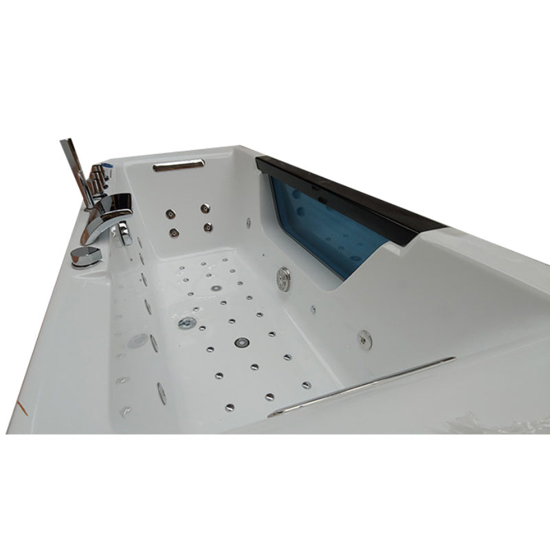 WANNA Z HYDROMASAŻEM Z PODGRZEWACZEM CARINA 938 BIAŁA 182x82 CM CARINA-938-182X82