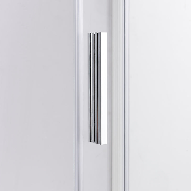 KABINA PRYSZNICOWA PROSTOKĄTNA SUPER SLIM NOVA CHROM 90x80 CM 6 MM NOVA-CH-90X80