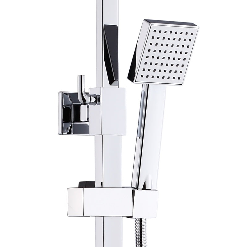 BATERIA PRYSZNICOWA ŁAZIENKOWA Z DESZCZOWNICĄ F170A CHROM F170A