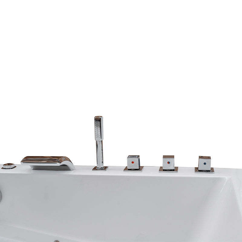 WANNA Z HYDROMASAŻEM KALAMBO 914 Z OBUDOWĄ BIAŁA 190x150 CM KALAMBO-914-WH+OBUD