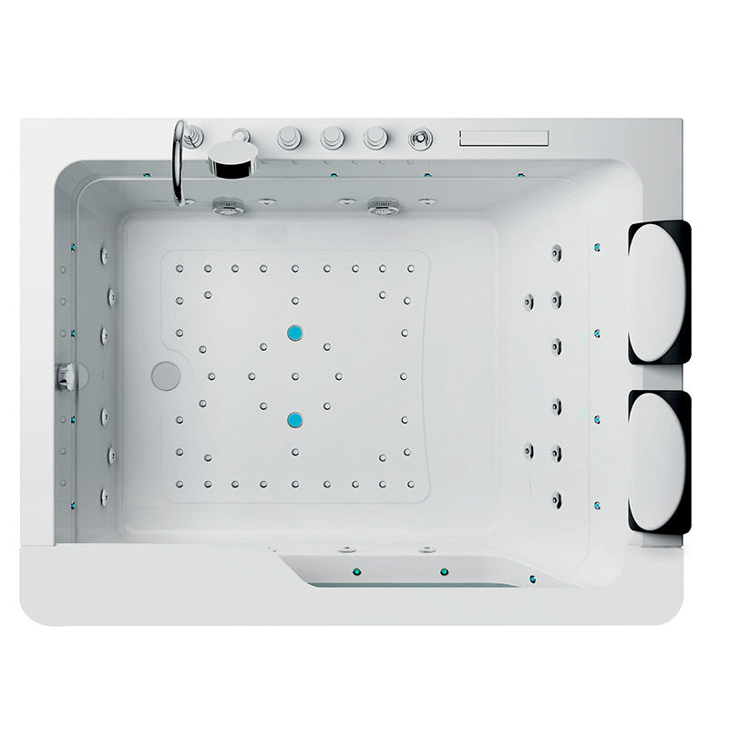 WANNA Z HYDROMASAŻEM TUGELA 913 BIAŁA 170x130 CM TUGELA-913-WH