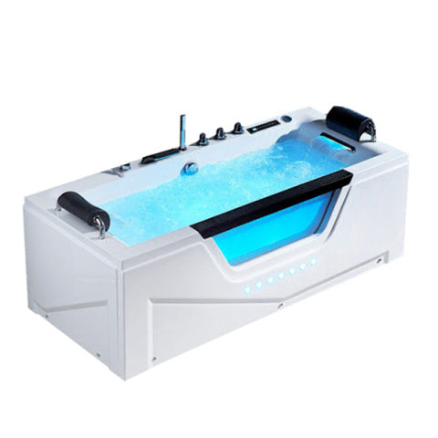 WANNA Z HYDROMASAŻEM Z PODGRZEWACZEM CARINA 938 BIAŁA 182x82 CM CARINA-938-182X82