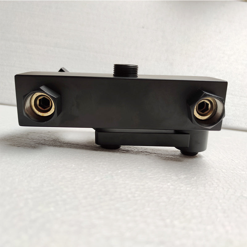 BATERIA PRYSZNICOWA Z TERMOSTATEM I DESZCZOWNICĄ F170B CZARNA F170B-BL