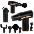 PISTOLET DO MASAŻU MASAŻER DO PLECÓW CIAŁA MASSAGE GUN + 4 KOŃCÓWEK RP07 RP07