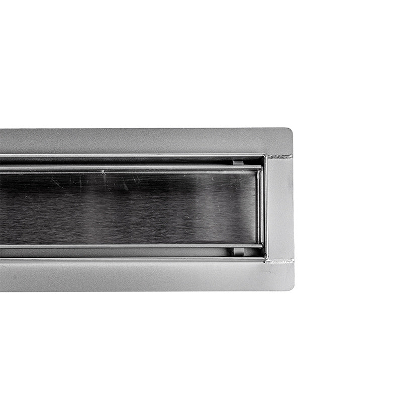 ODPŁYW LINIOWY DL02 360 OBROTOWY 80 CM SATIN SYFON DL02-360-ST80