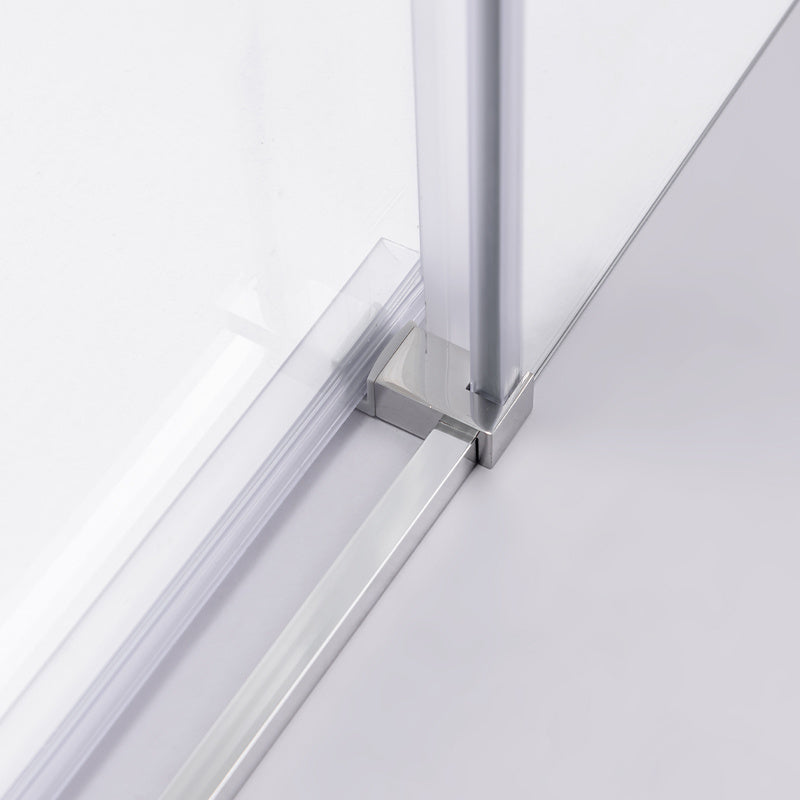 KABINA PRYSZNICOWA KWADRATOWA SUPER SLIM NOVA CHROM 80x80 CM 6 MM NOVA-CH-80X80