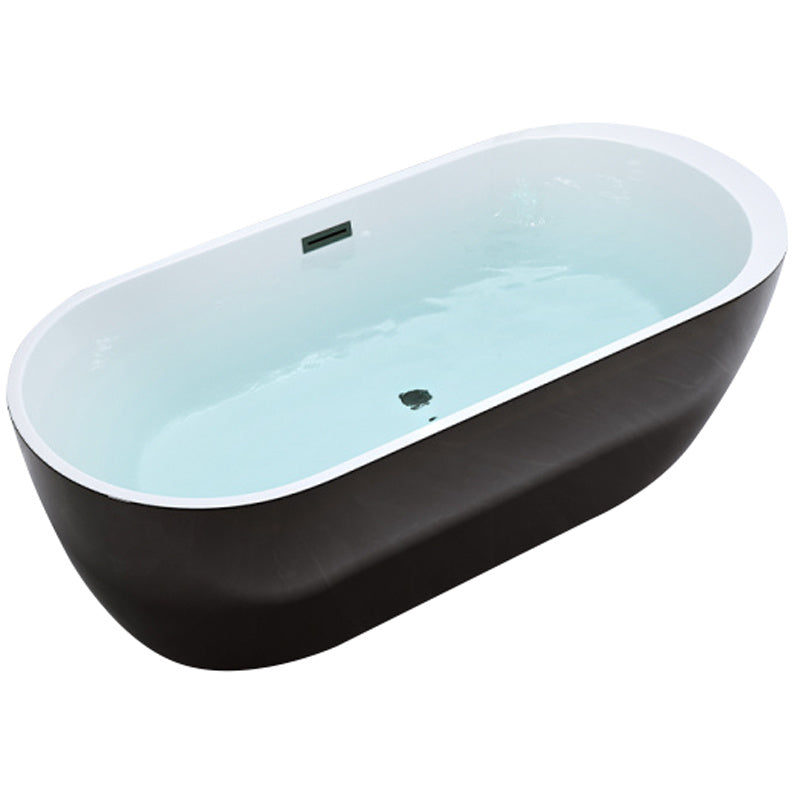 WANNA WOLNOSTOJĄCA PORTO 503A CZARNA PRZELEW CZARNY 150x75 CM PORTO-503A-BL-P-BL