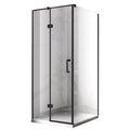 KABINA PRYSZNICOWA KWADRATOWA KZ01C CZARNA 90x90 CM KZ01C-BL-90