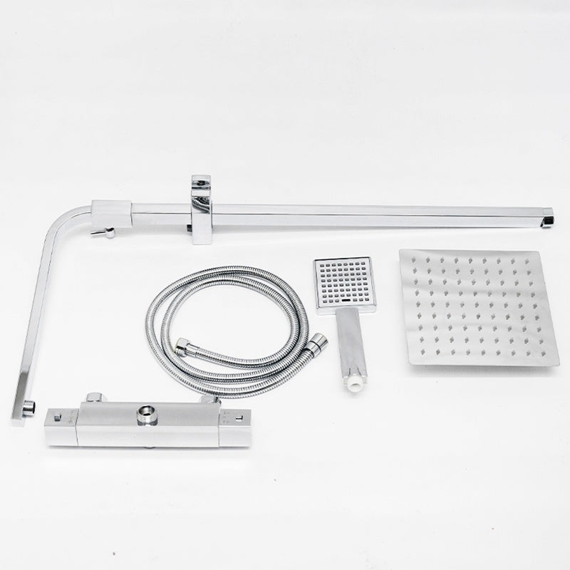 BATERIA PRYSZNICOWA Z TERMOSTATEM I DESZCZOWNICĄ T153A CHROM T153A