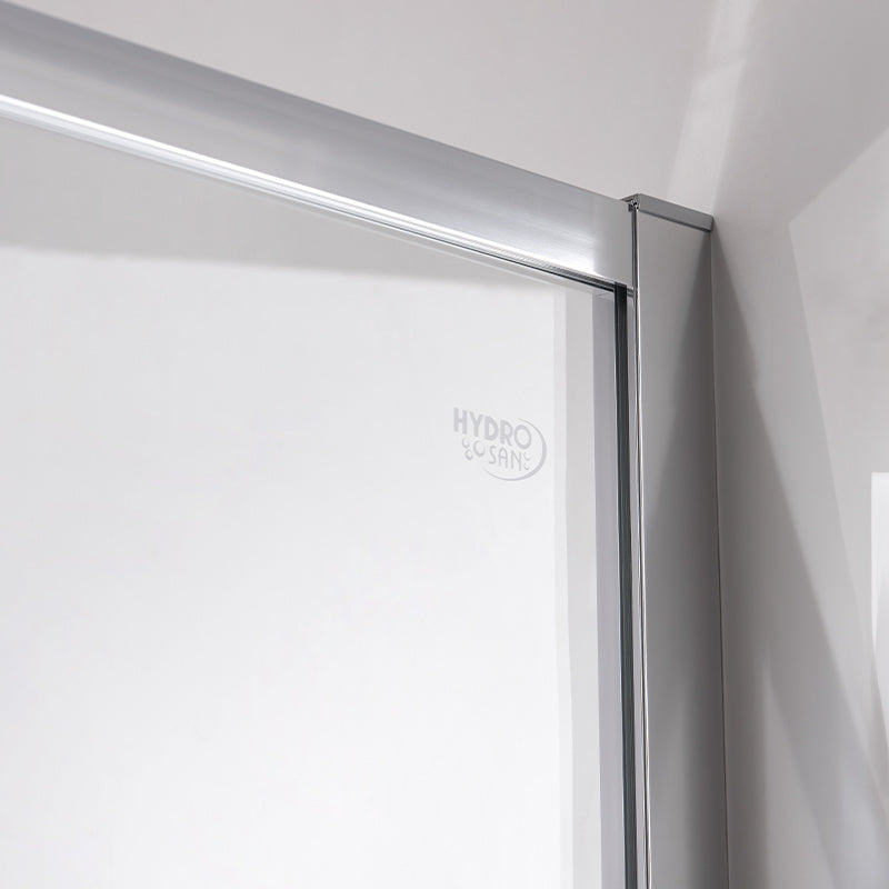 DRZWI PRYSZNICOWE SUPER SLIM NOVA CHROM 110 CM 6 MM NOVA-CH-110