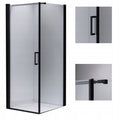 KABINA PRYSZNICOWA KWADRATOWA BS04B CZARNA 90x90 CM BS04B-90