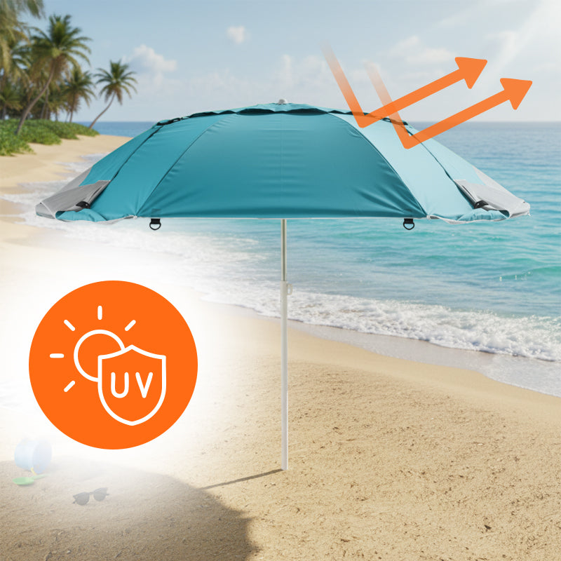 PARASOL PLAŻOWY OGRODOWY BALKONOWY TRITON 1A NIEBIESKI 180 CM TRITON-1A-BLUE