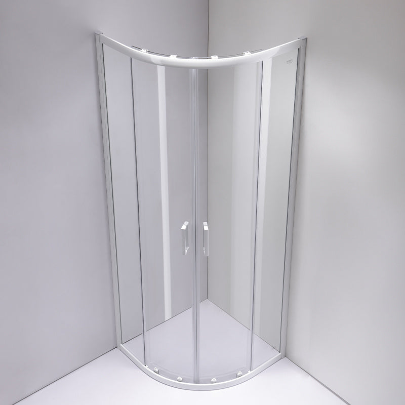 KABINA PRYSZNICOWA PÓŁOKRĄGŁA KZ94A BIAŁA 80x80 CM KZ94A-WH-80