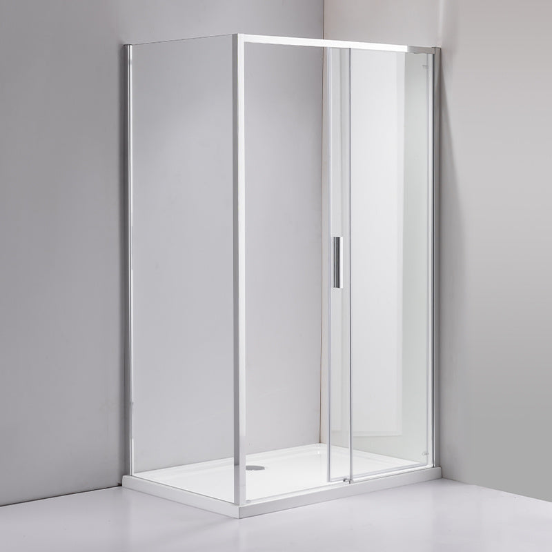 KABINA PRYSZNICOWA PROSTOKĄTNA SUPER SLIM NOVA CHROM 100x80 CM 6 MM NOVA-CH-100X80