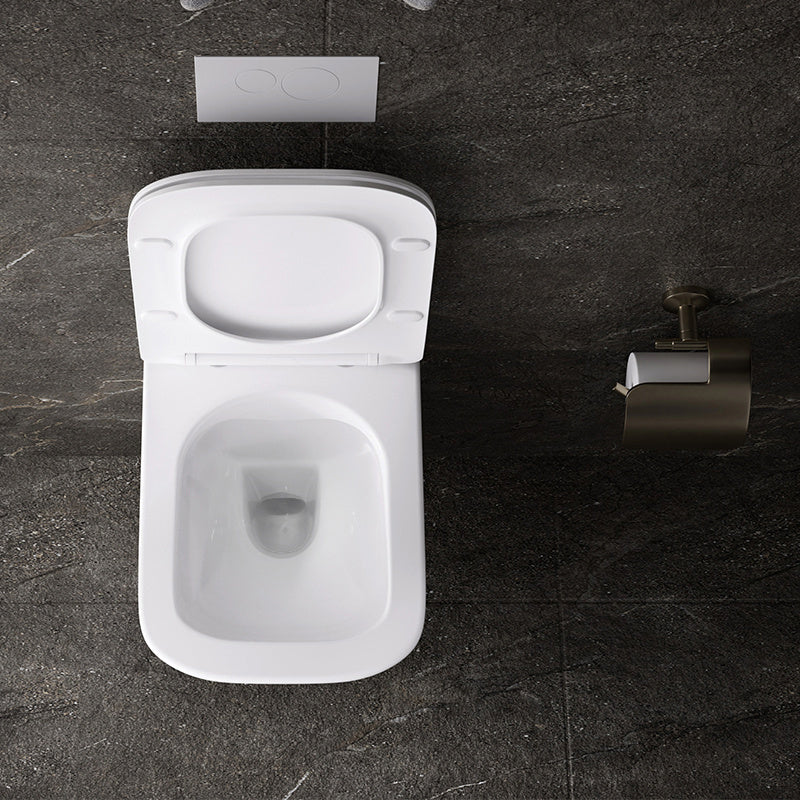 MISKA WC WISZĄCA RIMLESS AQUA-WH-03 BIAŁA DESKA WOLNOOPADAJĄCA DUROPLAST AQUA-WH-03
