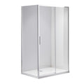 KABINA PRYSZNICOWA PROSTOKĄTNA SUPER SLIM NOVA CHROM 120x80 CM 6 MM NOVA-CH-120X80
