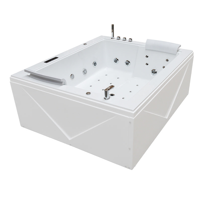 WANNA Z HYDROMASAŻEM DIABLO 666 DO ZABUDOWY BIAŁA 180x150 CM + OBUDOWA DIABLO-666-180+OBUD