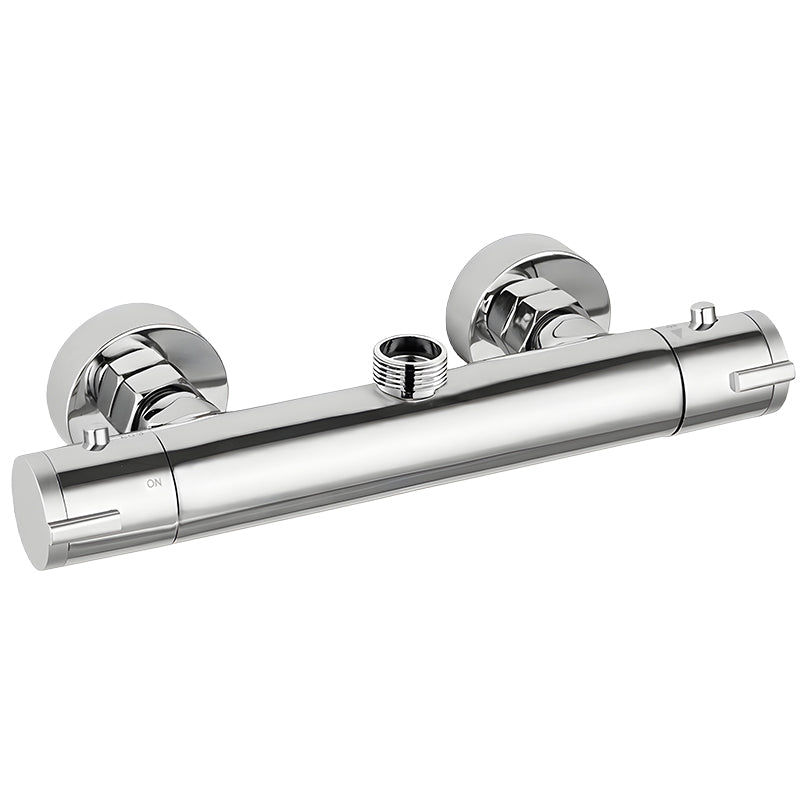 BATERIA PRYSZNICOWA Z TERMOSTATEM ŁAZIENKOWA ŚCIENNA T203A CHROM T203A