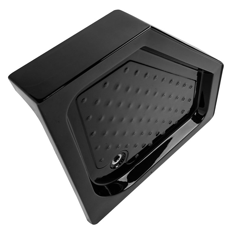 BRODZIK PRYSZNICOWY PIĘCIOKĄTNY WYSOKI SXL07B CZARNY 90x90 CM SXL07B-BL-90