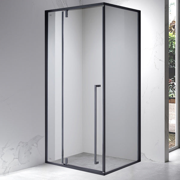 KABINA PRYSZNICOWA PROSTOKĄTNA BS16A CZARNA 100x90 CM BS16A-100X90