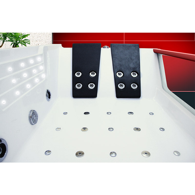 WANNA Z HYDROMASAŻEM IMPERIA 610H BIAŁA 180x120 CM IMPERIA-610H-180X120